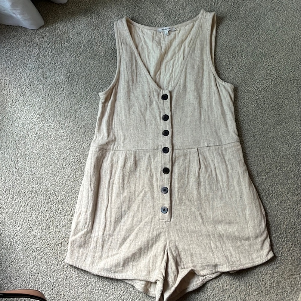 Madewell linen romper